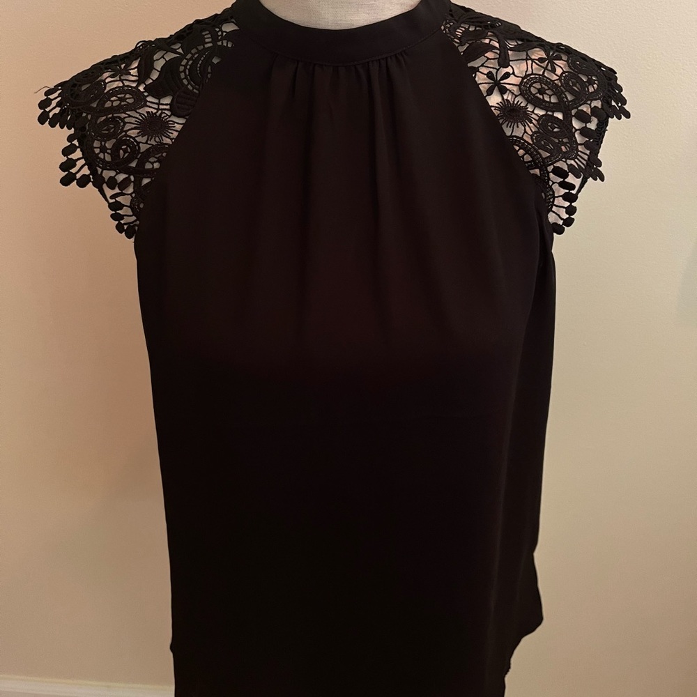 Express Black Lace Top-Like New!